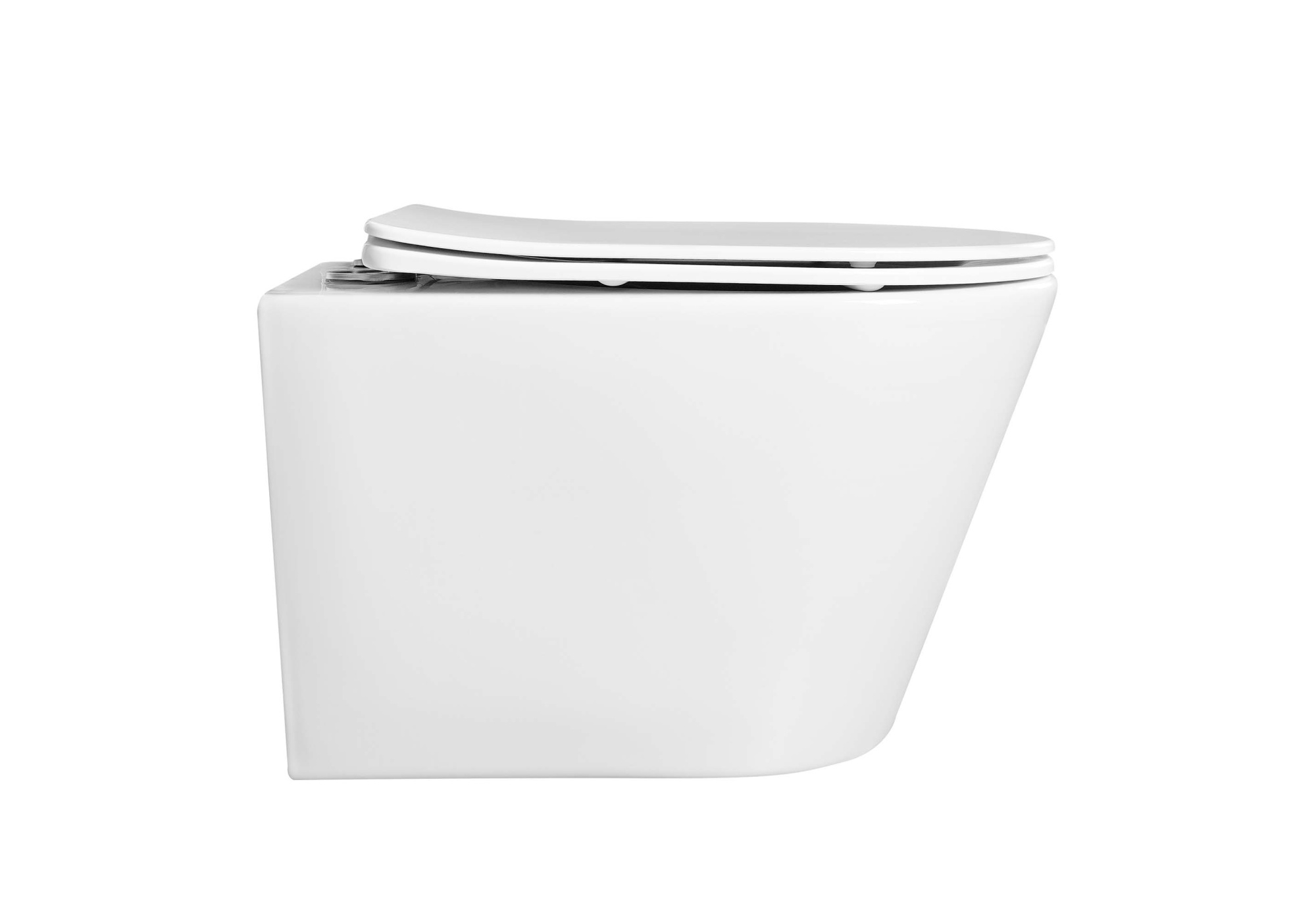 Унитаз подвесной безободковый Aquatek ВЕГА AQ1905-MW 525*360*320 с сиденьем Soft Close