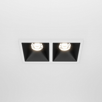 Встраиваемый светильник Maytoni Alfa LED 4000K 2x10Вт 36° DL043-02-10W4K-SQ-WB