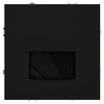 Датчик движения встраиваемый VOLTUM S70, (черный матовый)