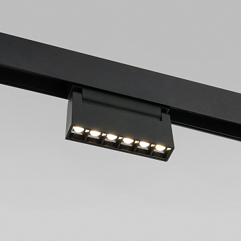 Slim Magnetic Трековый поворотный светильник HL01 6W 4200K черный