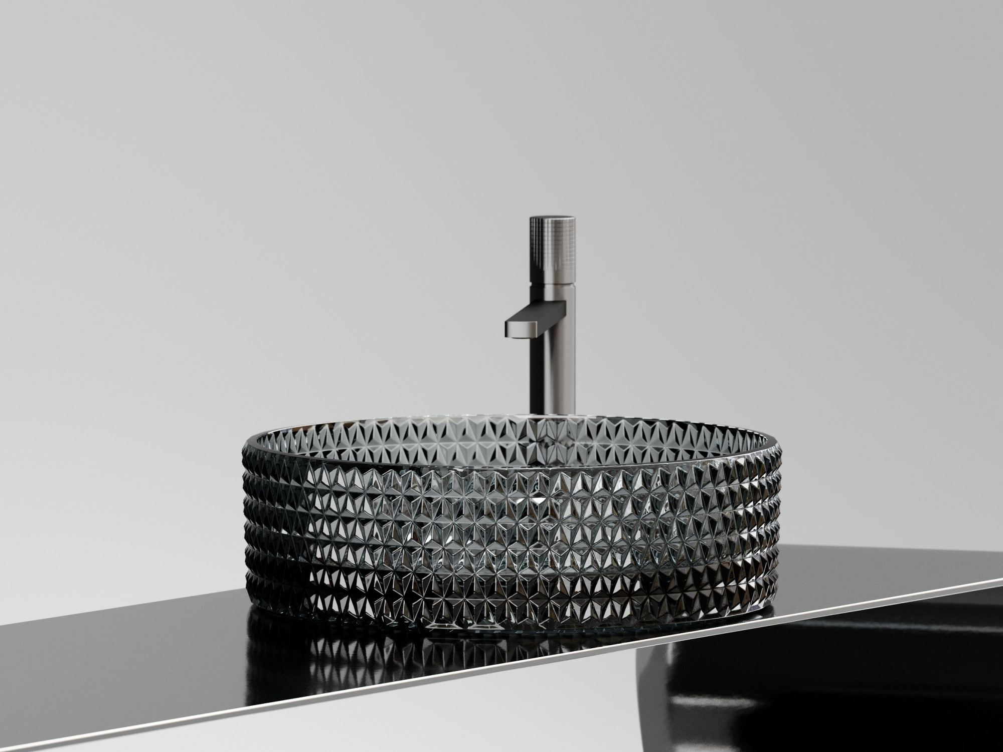 Умывальник чаша накладная круглая CN6060