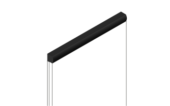 Молдинг D15V2 BK HIWOOD