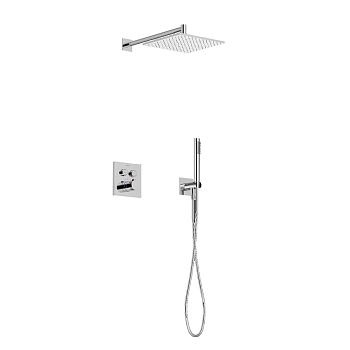 Душевой комплект с термостатом Linn, с внутренней частью, хром SC9022CH