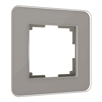 Рамка из стекла на 1 пост Elite дымчатый Werkel
