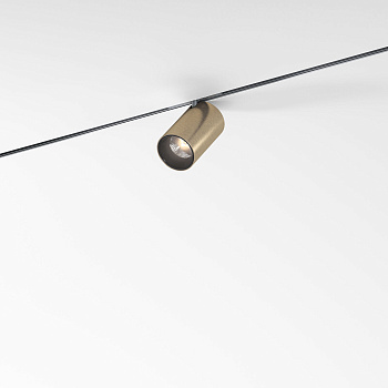 Mini Magnetic Трековый поворотный светильник 5W 3000K латунь/черный