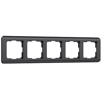 Рамка на 5 постов Stream (графит) Werkel