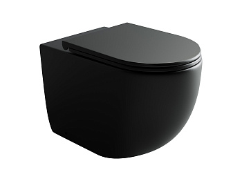 Напольный приставной унитаз Metropol Rimless CN4004MB