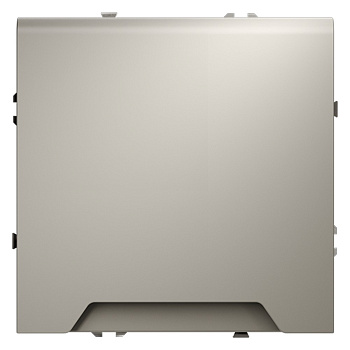 Розетка встраиваемая VOLTUM S70 с заземлением, защитными шторками и крышкой 16А, (кашемир)