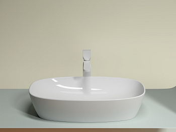 Умывальник чаша накладная овальная CN6049