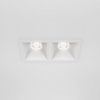 Встраиваемый светильник Maytoni Alfa LED 4000K 2x10Вт 36° DL043-02-10W4K-SQ-W