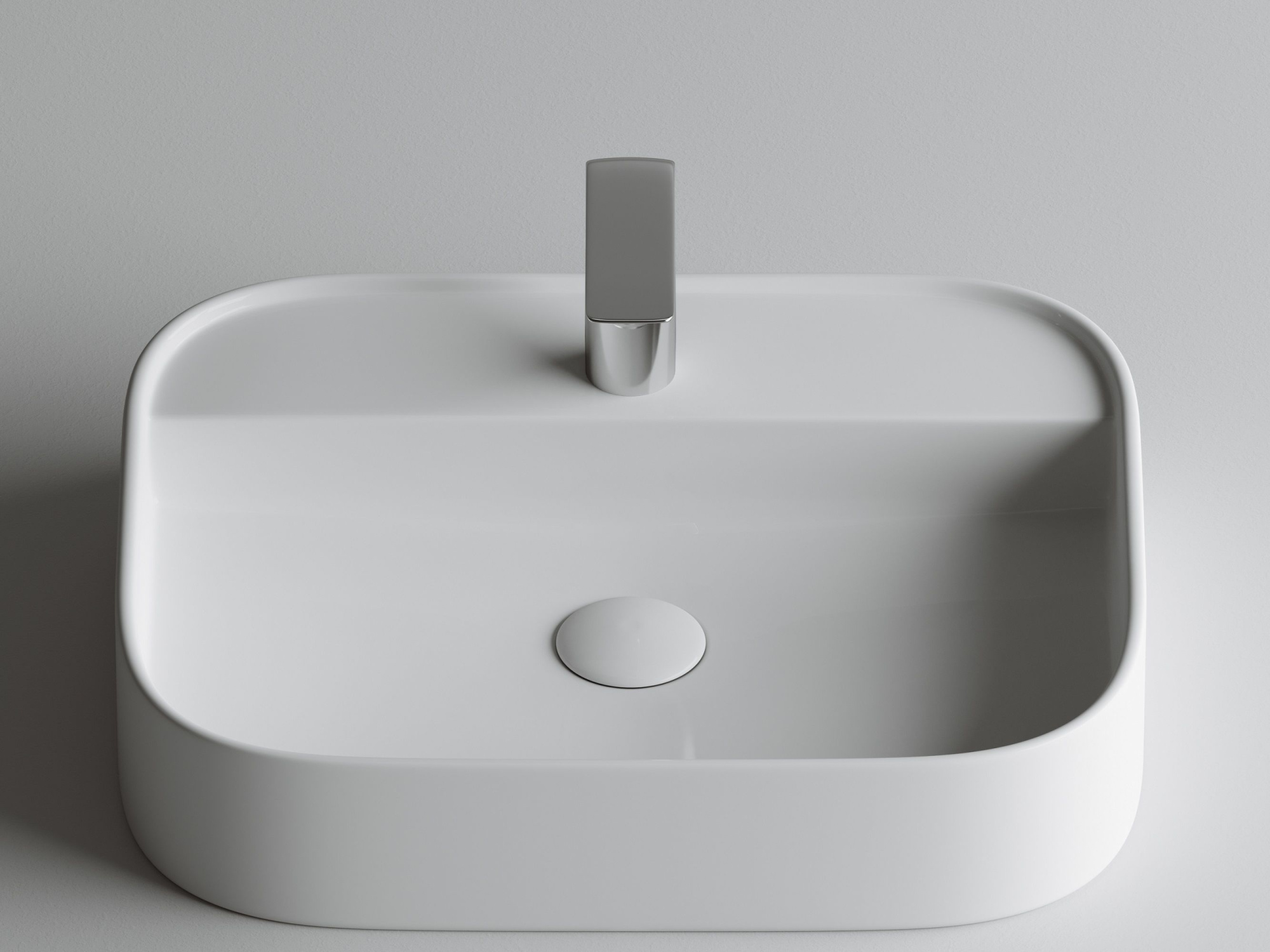 Умывальник чаша накладная прямоугольная CN6034