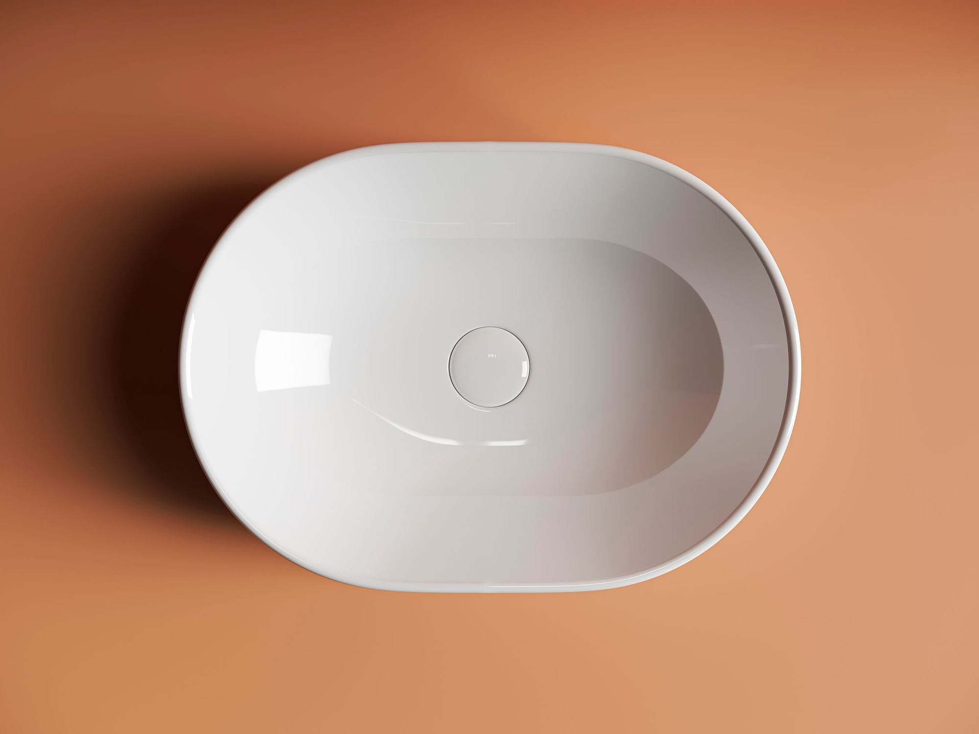 Умывальник чаша накладная овальная CN6019