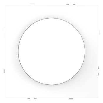 Светорегулятор встраиваемый VOLTUM S70 поворотно-нажимной 600 Вт, (белый матовый)