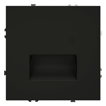 Подсветка светодиодная встраиваемая VOLTUM S70 с датчиком, (черный матовый)