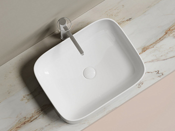 Умывальник чаша накладная прямоугольная CN6052