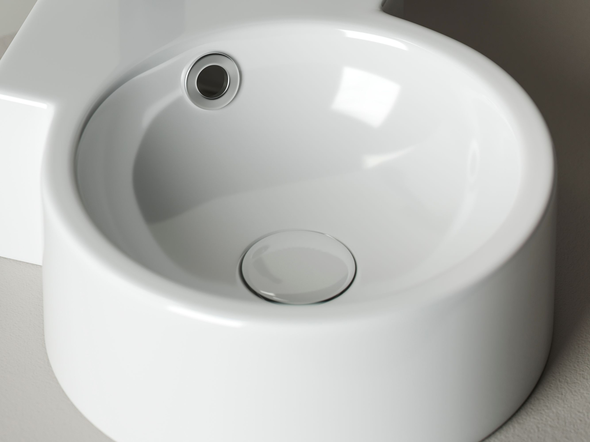 Умывальник подвесной угловой CN5019