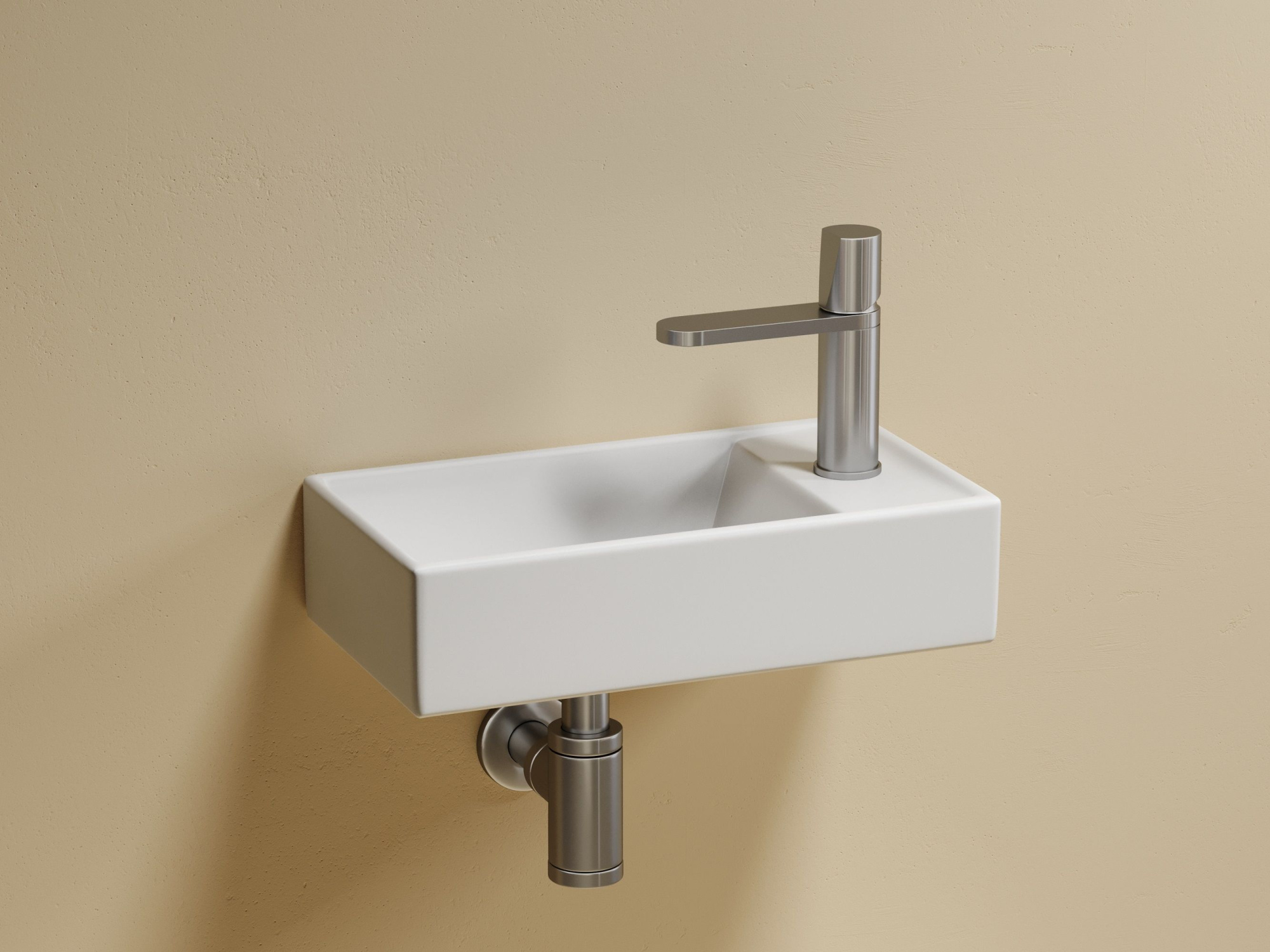 Умывальник подвесной прямоугольный CN6051LMW