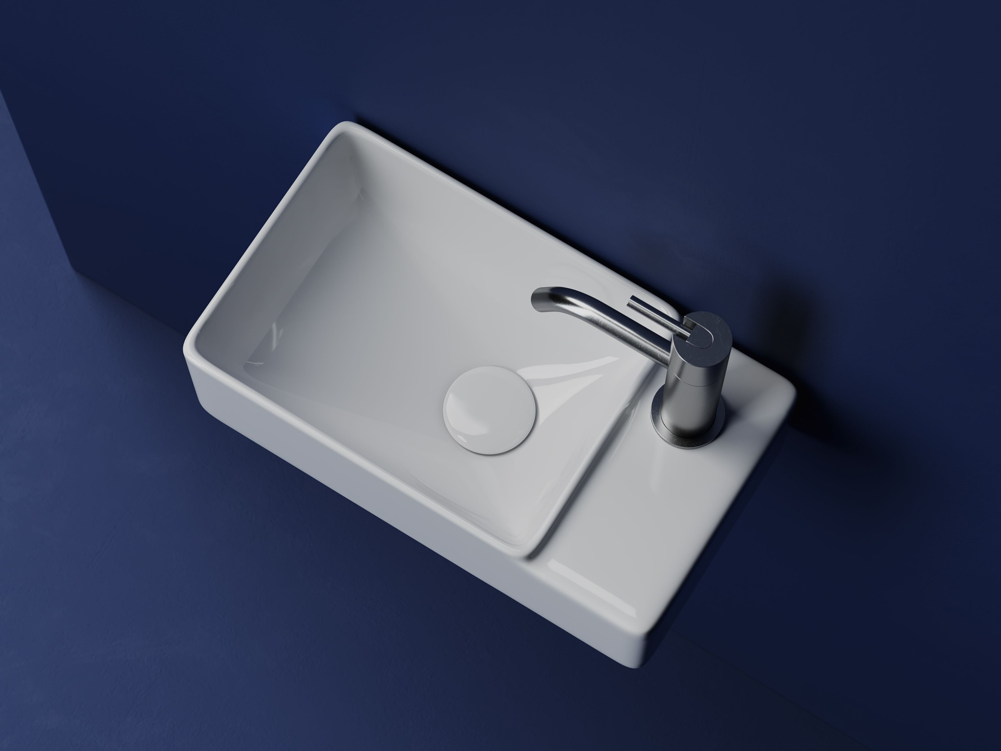 Умывальник подвесной прямоугольный CN5045