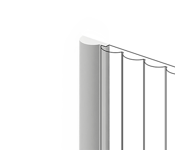 Финишный молдинг LF135A NP HIWOOD