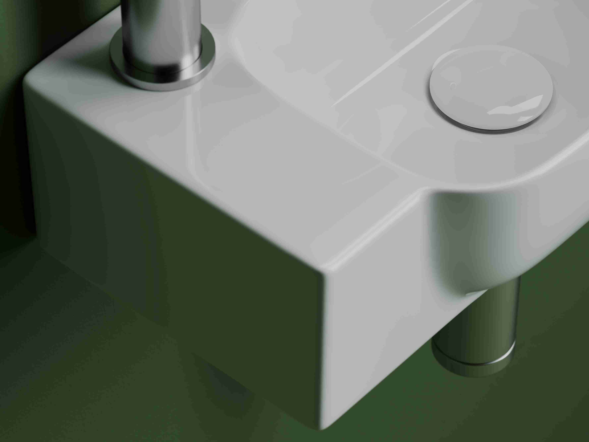 Рукомойник подвесной прямоугольный CN6074R