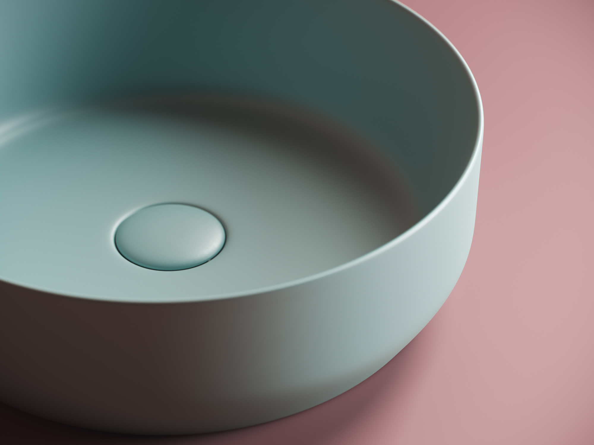 Умывальник чаша накладная круглая CN6022MLG