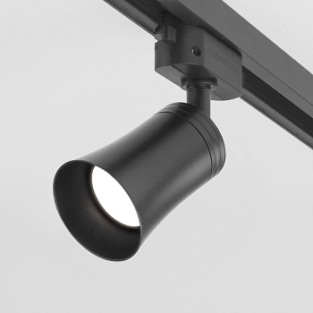 Basic System Трековый поворотный светильник GU10 Vetro Черный