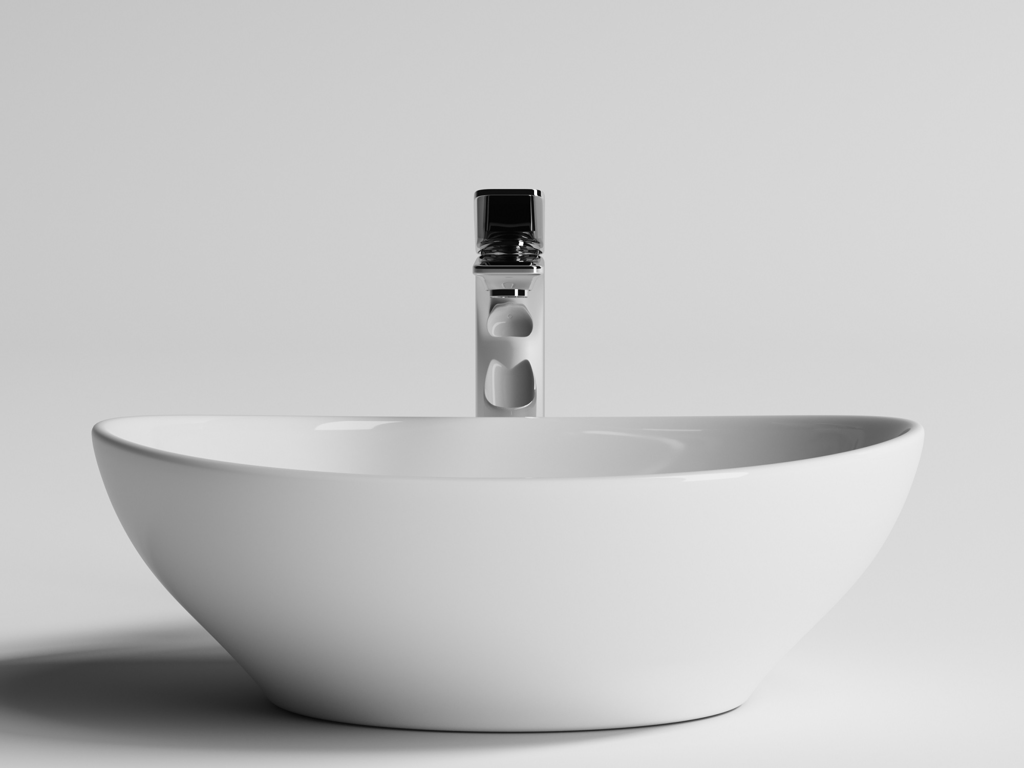 Умывальник чаша накладная овальная CN6016