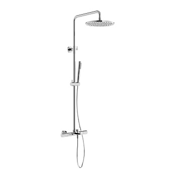 Душевая стойка с термостатом и изливом Etna, хром SC9008CH