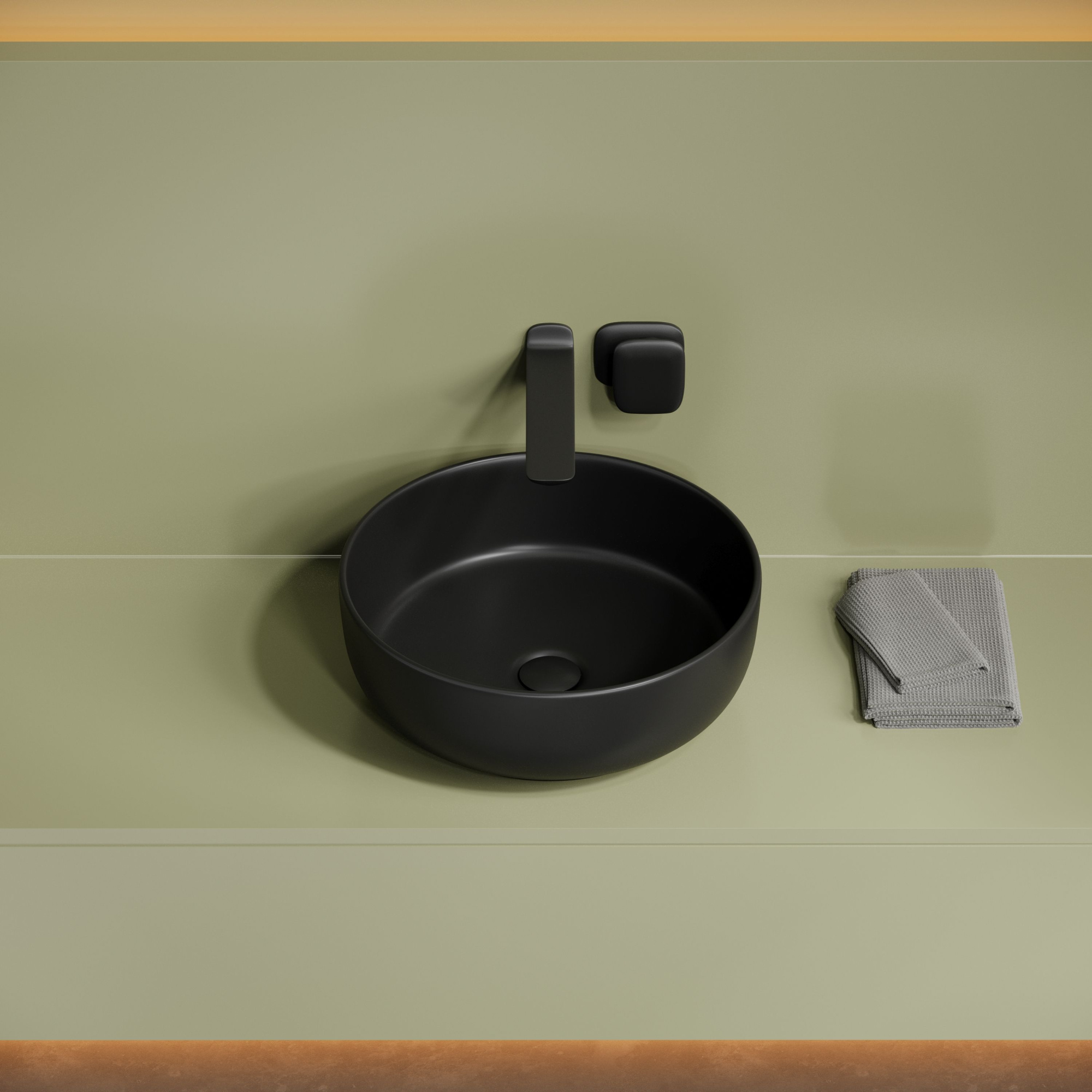 Раковина накладная CN12003MB