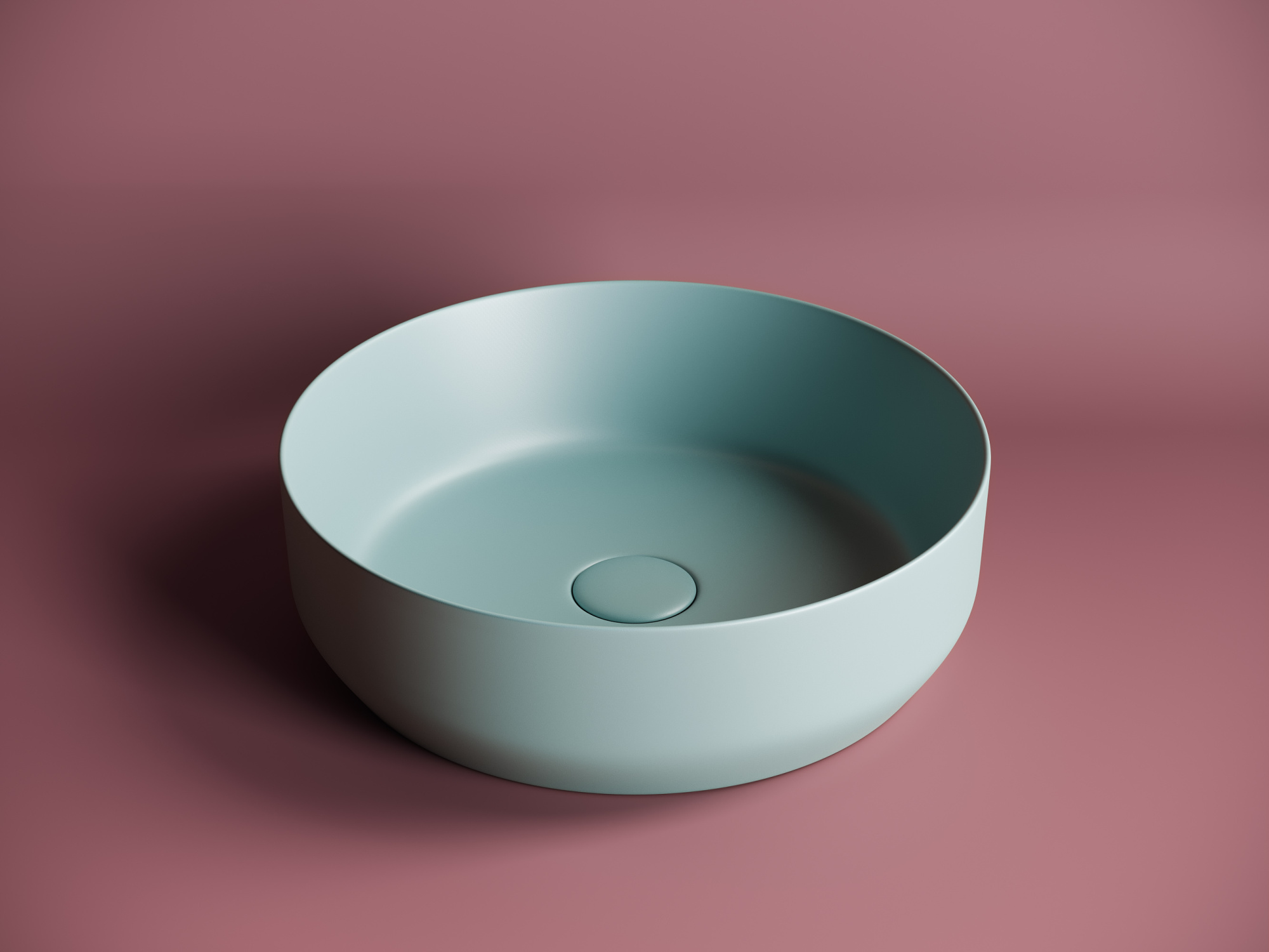 Умывальник чаша накладная круглая CN6022MLG