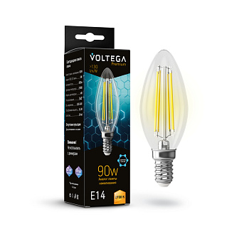 Светодиодная лампа Crystal Graphene Candle 9W 2700K E14