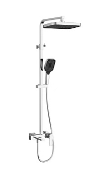 Душевая стойка Vincea Cube VSFS-4C12CH настенная цвет хром