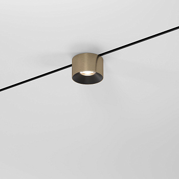 Mini Magnetic Трековый светильник 5W 3000K латунь/черный