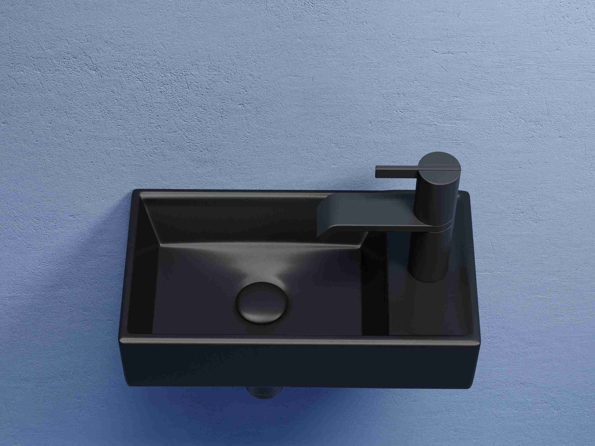 Умывальник подвесной прямоугольный CN6051LMB