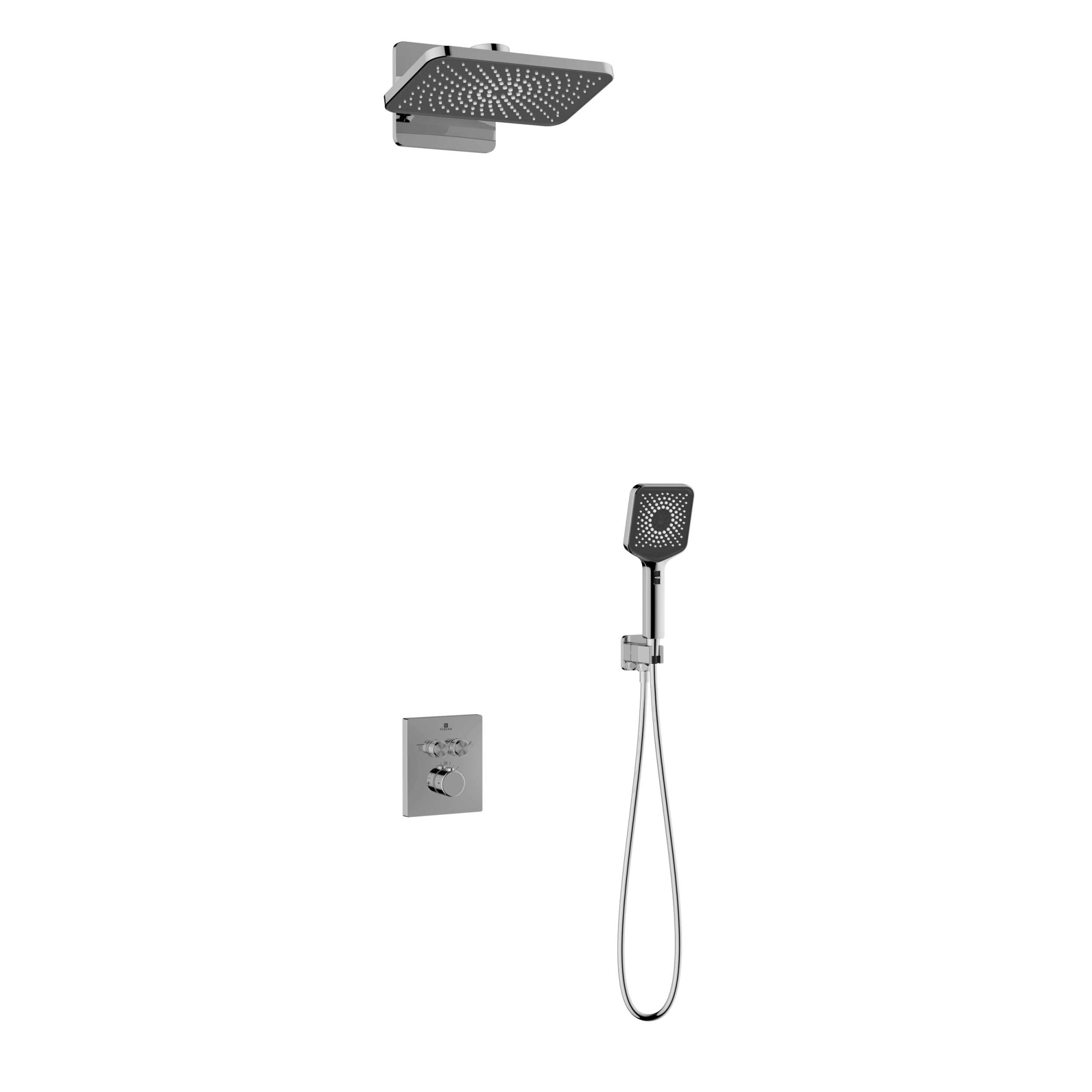 Душевая система Vincea Inspire VSFW-3I21MT4CH встраиваемая в стену цвет хром