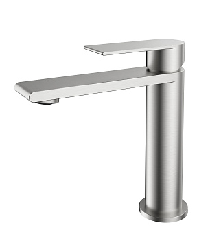 Смеситель Vincea Vogue (SS) VBF-2VS1BN на раковину сатин (брашированный никель)