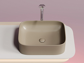 Умывальник чаша накладная прямоугольная CN6052MC