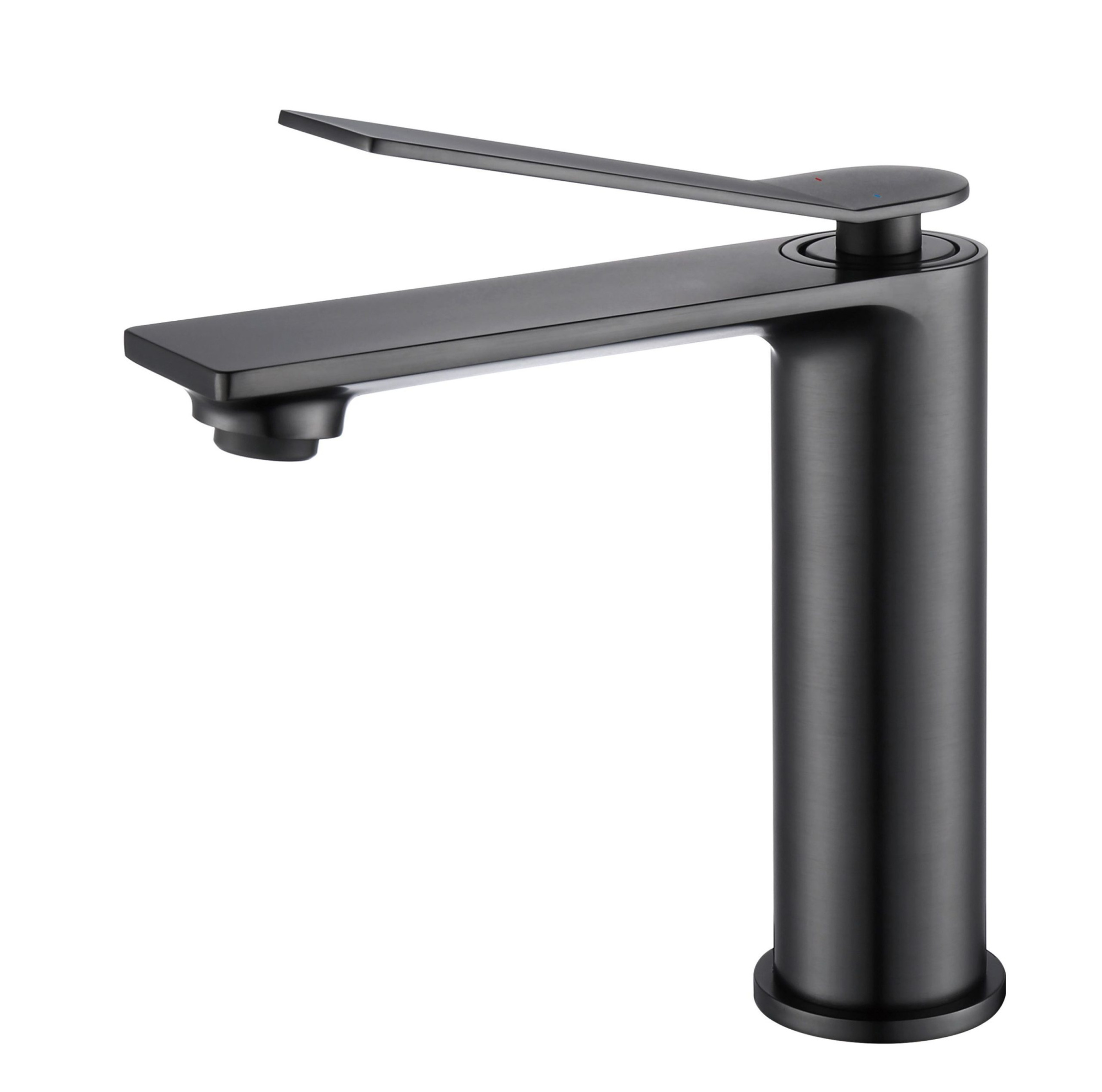 Смеситель Vincea Verse VBF-2VE1GM на раковину вороненая сталь