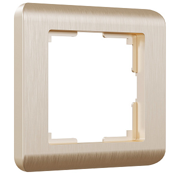 Рамка на 1 пост Stream (шампань) Werkel