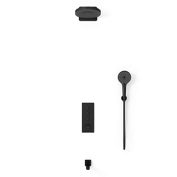 Душевая система Vincea VSFW-433TI1MB встраиваемая в стену цвет черный матовый