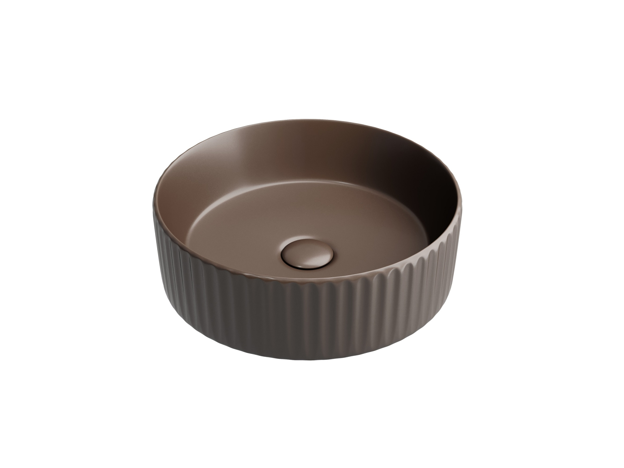 Умывальник чаша накладная круглая CN6057MDB