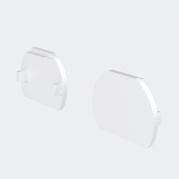 Заглушки для круглого низкопрофильного шинопровода Exility 2шт Maytoni TRAM034EC-R-41W