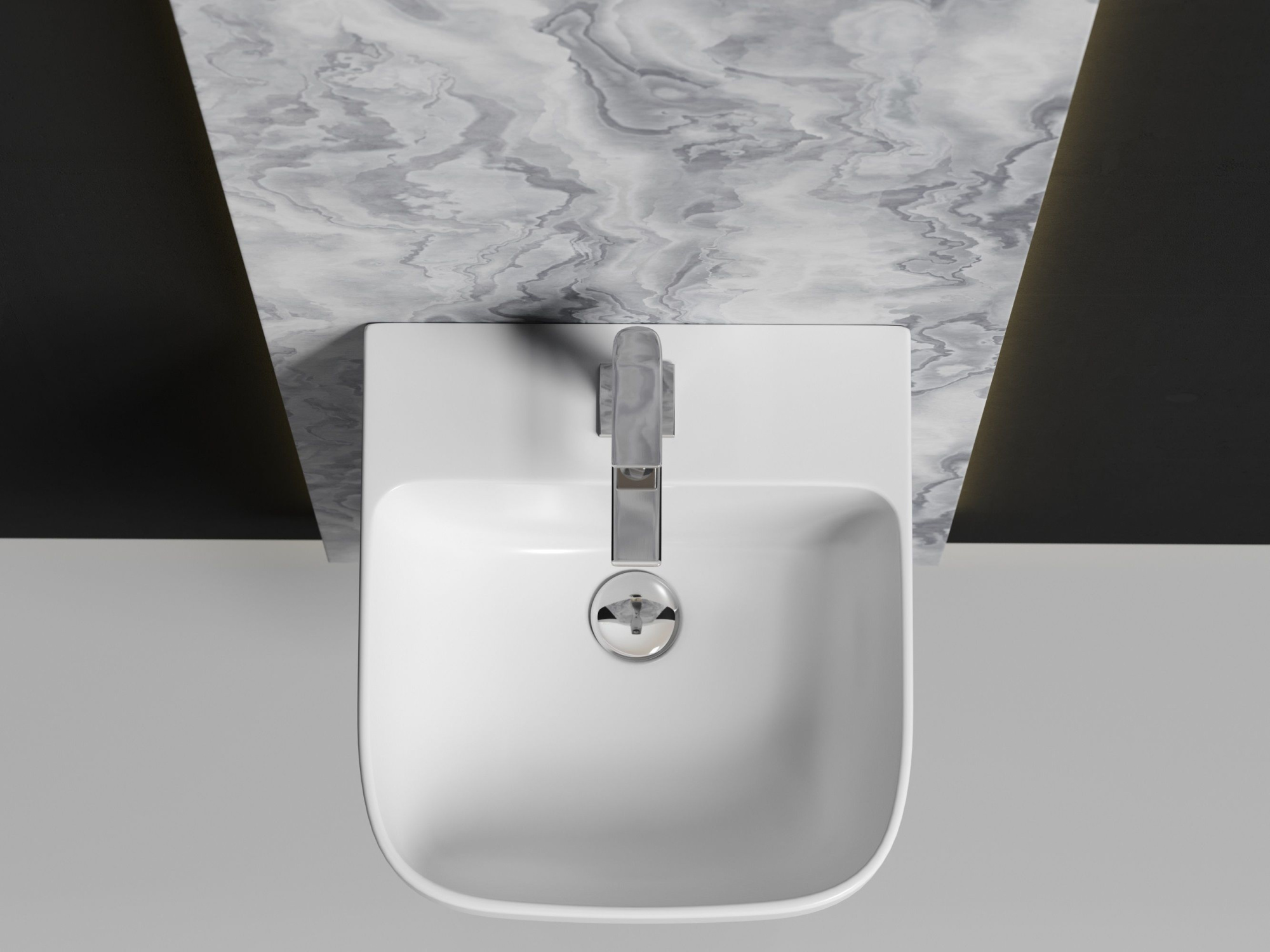 Раковина моноблок подвесная CN6067