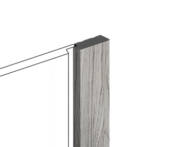 Финишный молдинг LF124B GR24 HIWOOD