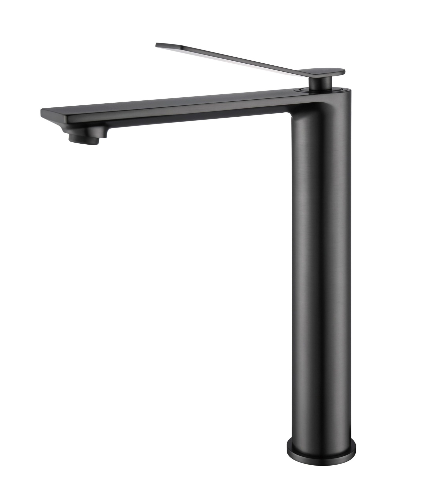 Смеситель Vincea Verse VBF-2VE2GM на столешницу/на раковину вороненая сталь