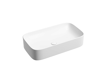 Умывальник чаша накладная прямоугольная CN6054MW