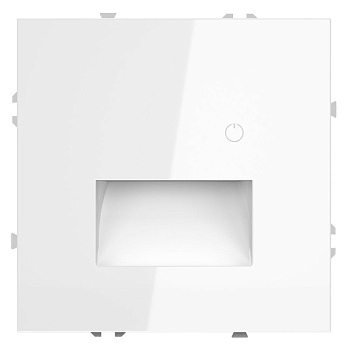 Подсветка светодиодная встраиваемая VOLTUM S70 с датчиком, (белый глянцевый)