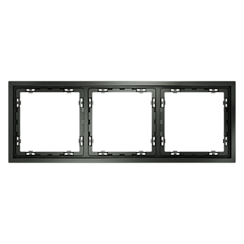 Рамка пластиковая VOLTUM S70 на 3 поста, (титан)