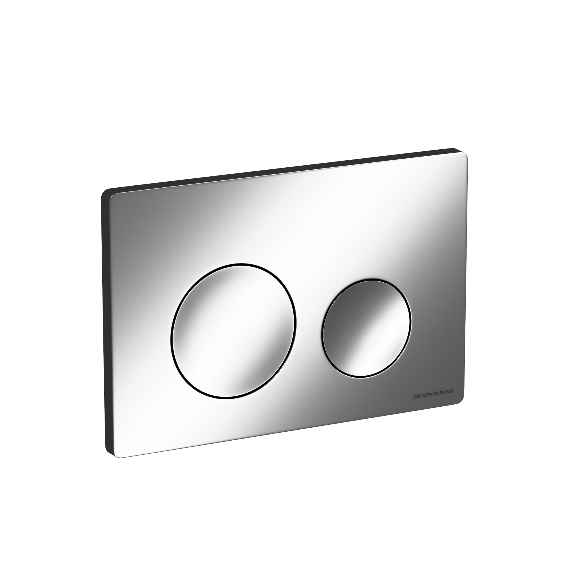 Кнопка смыва Balance, клавиши Circle, цвет хром матовый CN12-001M