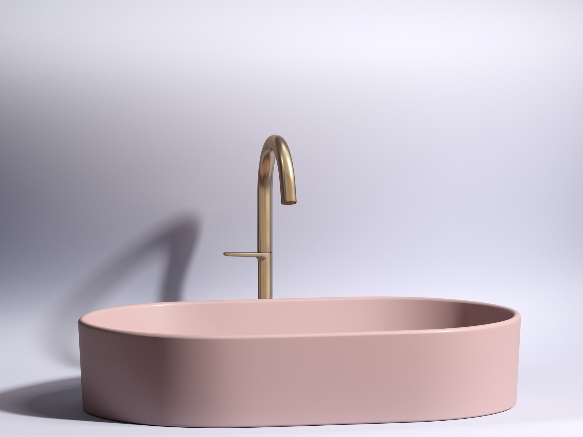 Умывальник чаша накладная овальная CN6048MP